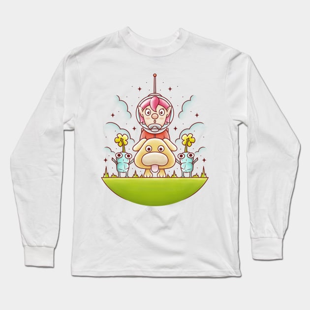 The New Captain Long Sleeve T-Shirt by Alundrart